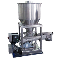 Vibration-type loss-in-weight scale